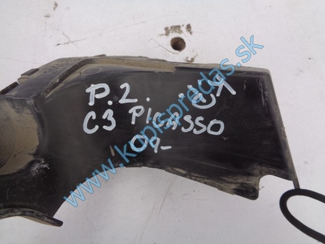 pravý zadný držiak nárazníka na citroen c3 picasso, 961828380